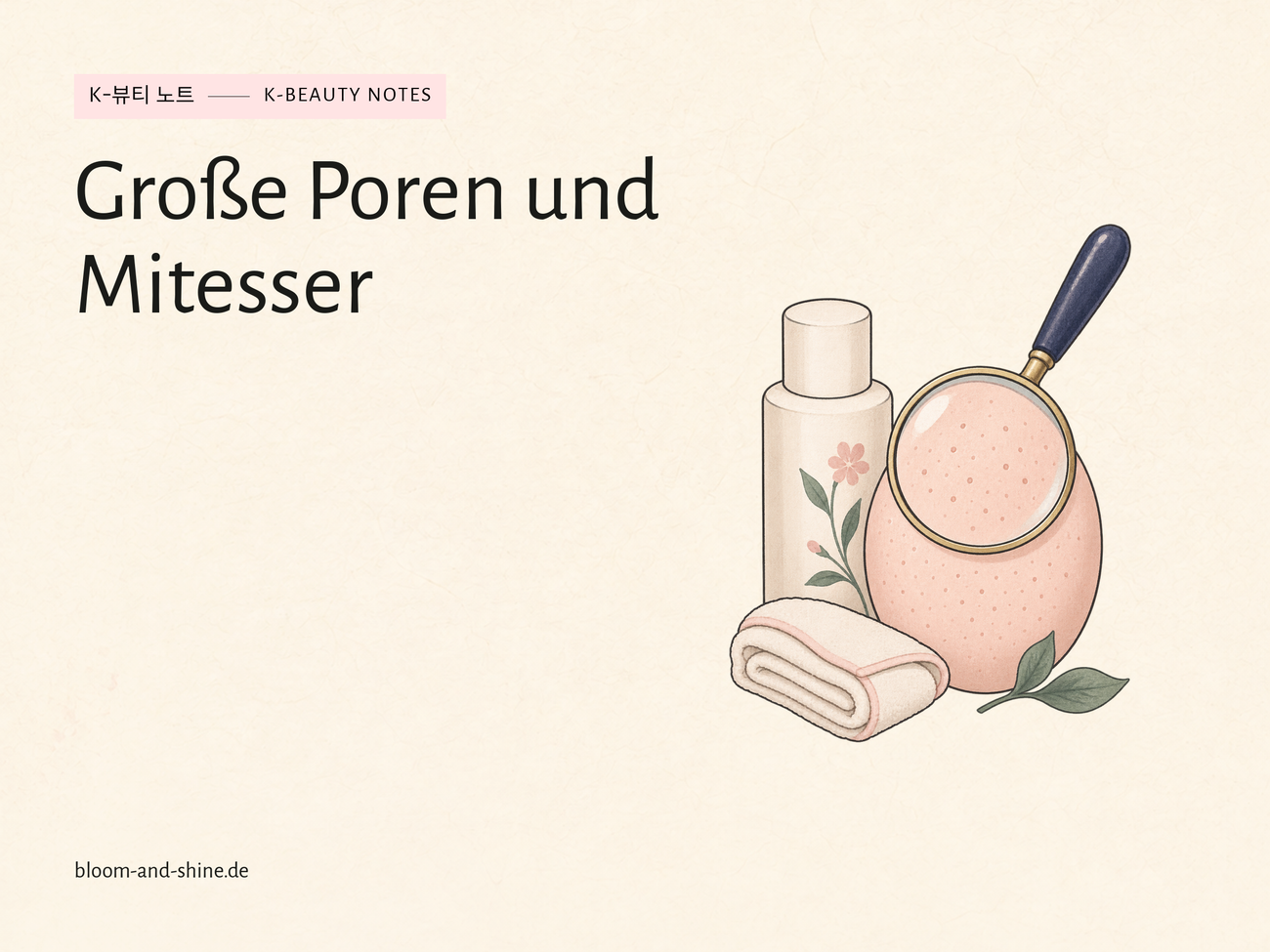 Large pores and blackheads: What care can change