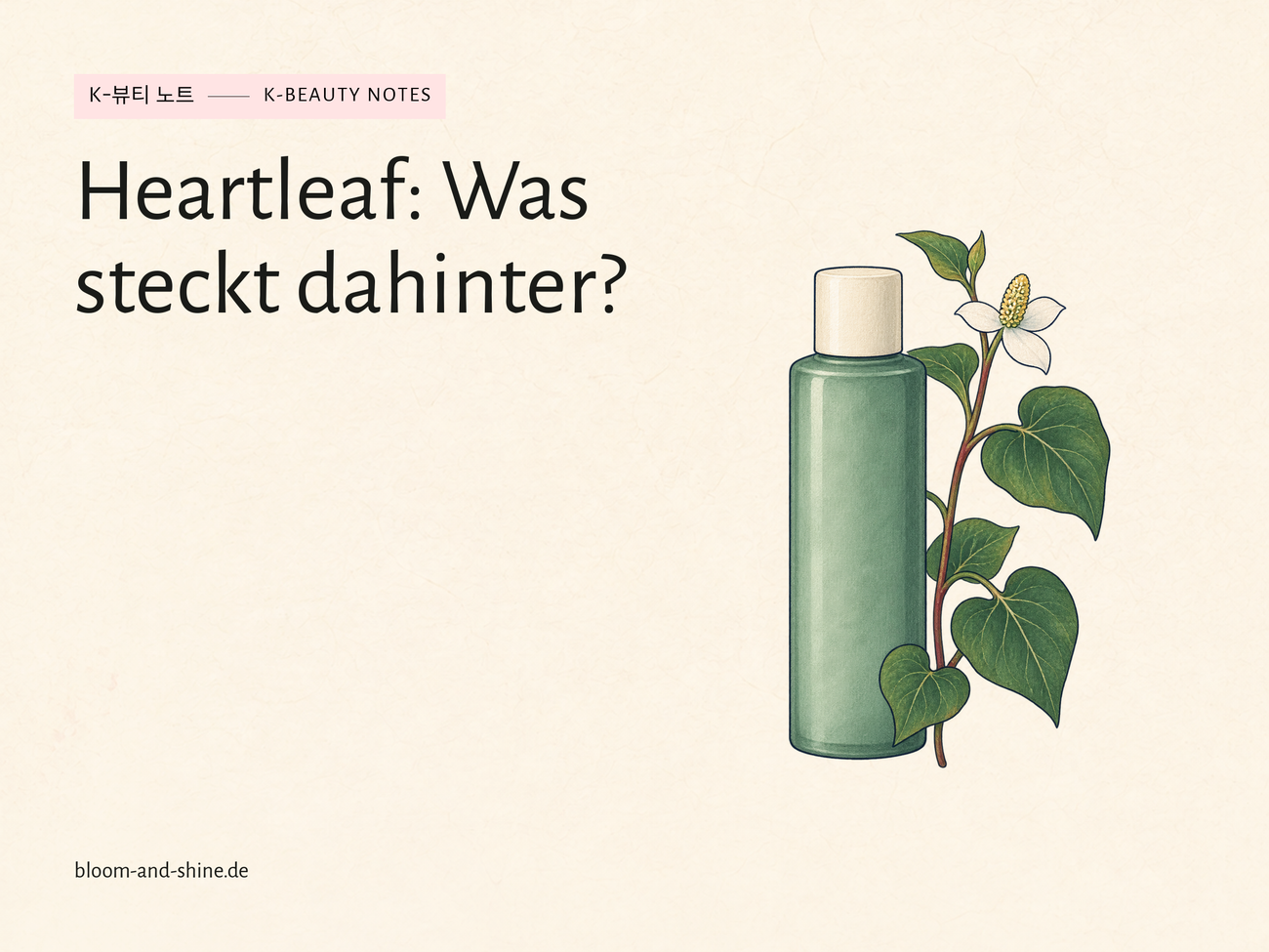 Heartleaf in Skin Care: What is Houttuynia Cordata?