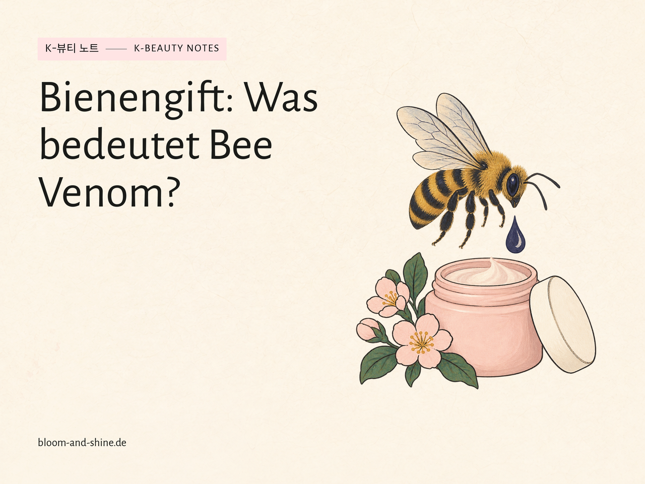 Bienengift in Kosmetik: Was bedeutet Bee Venom?