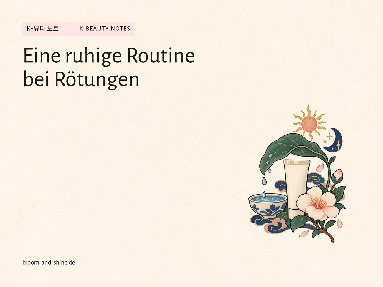 Pflegeroutine bei Rötungen und Rosazea: morgens und abends