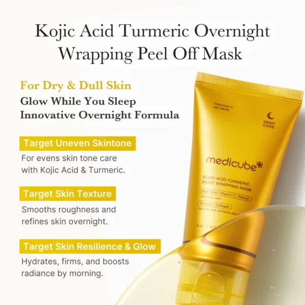 Medicube Kojic Acid Turmeric Overnight Wrapping Mask Medicube Kojic Acid Turmeric Overnight Wrapping Mask
