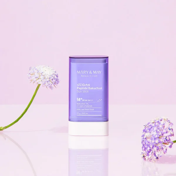 Mary & May Vegan Peptide Bakuchiol Sun Stick SPF50+ PA++++ Mary & May Vegan Peptide Bakuchiol Sun Stick SPF50+ PA++++