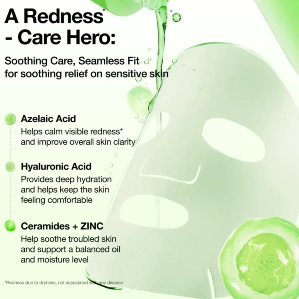 Anua Azelaic Acid Hyaluron Redness Soothing Serum Mask 1 Stück