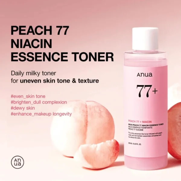Anua Peach 77% Niacin Essence Toner