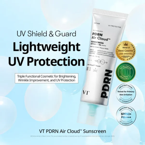 VT Cosmetics PDRN Air Cloud Sunscreen - Sonnencreme