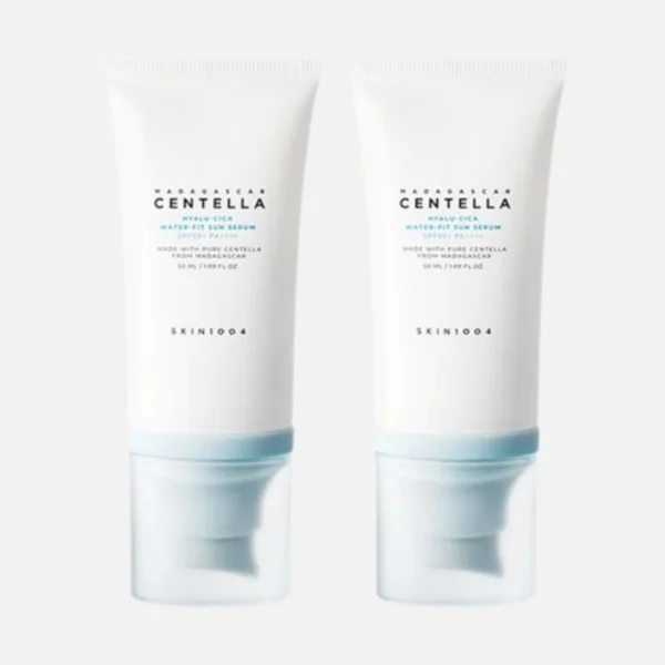 SKIN1004 Madagascar Centella Hyalu-Cica Water-Fit Sun Serum SPF50+ PA++++ Twin Pack