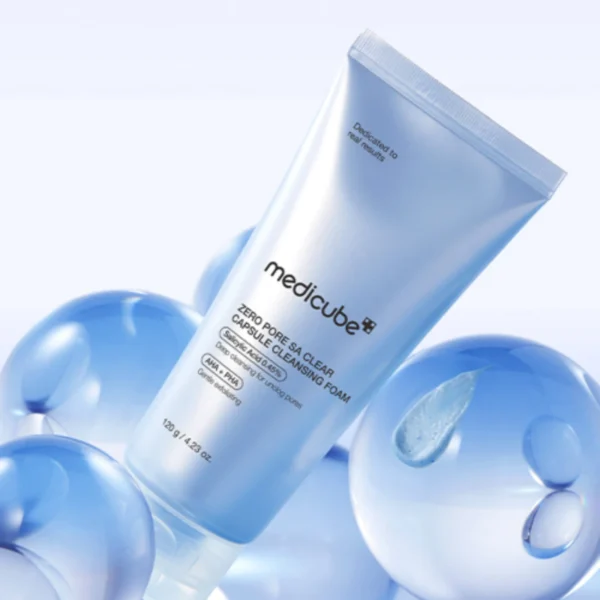 Medicube Zero Pore SA Clear Capsule Cleansing Foam 120g