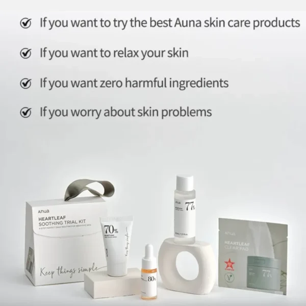 Anua Heartleaf Soothing Trial Kit