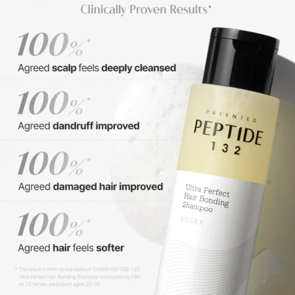 COSRX Peptide-132 Ultra Perfect Hair Bonding Shampoo COSRX Peptide-132 Ultra Perfect Hair Bonding Shampoo
