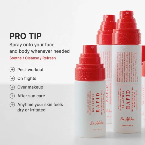 Dr. Althea Rapid Hypochlorous Acid Rescue Mist
