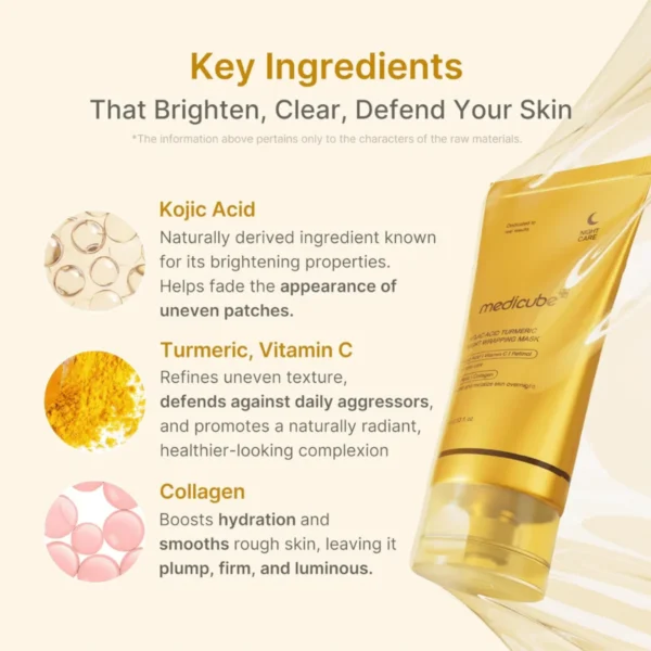 Medicube Kojic Acid Turmeric Overnight Wrapping Mask Medicube Kojic Acid Turmeric Overnight Wrapping Mask