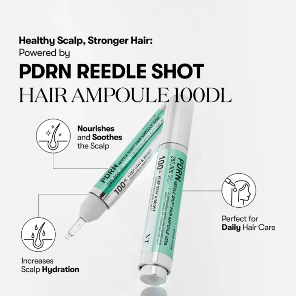VT Cosmetics PDRN Reedle Shot Hair Ampoule 100dL VT Cosmetics PDRN Reedle Shot Hair Ampoule 100dL