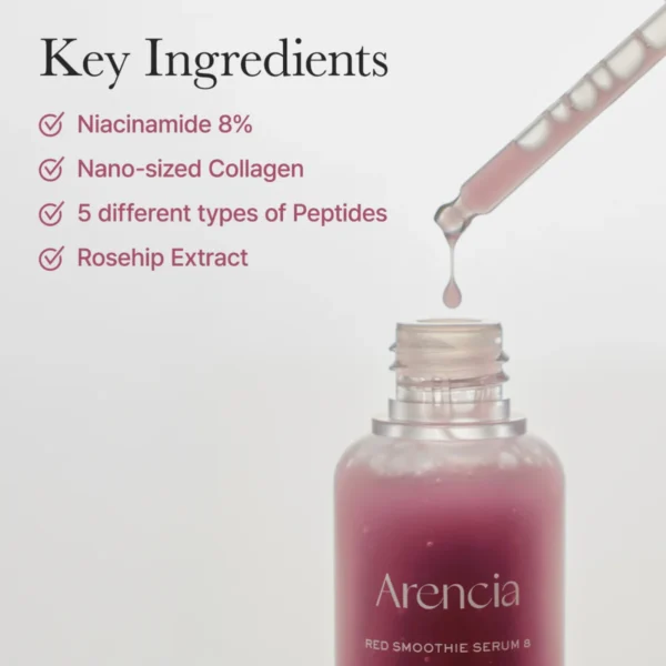 Arencia Fresh Red Smoothie Serum 8 30ml Arencia Fresh Red Smoothie Serum 8 30ml