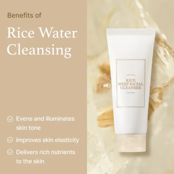 I'm From Rice Whip Facial Cleanser Mini 30ml I'm From Rice Whip Facial Cleanser Mini 30ml