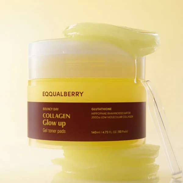 EQQUALBERRY Collagen Glow Up Gel Toner Pads EQQUALBERRY Collagen Glow Up Gel Toner Pads