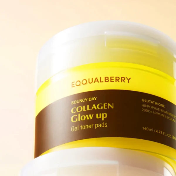 EQQUALBERRY Collagen Glow Up Gel Toner Pads EQQUALBERRY Collagen Glow Up Gel Toner Pads