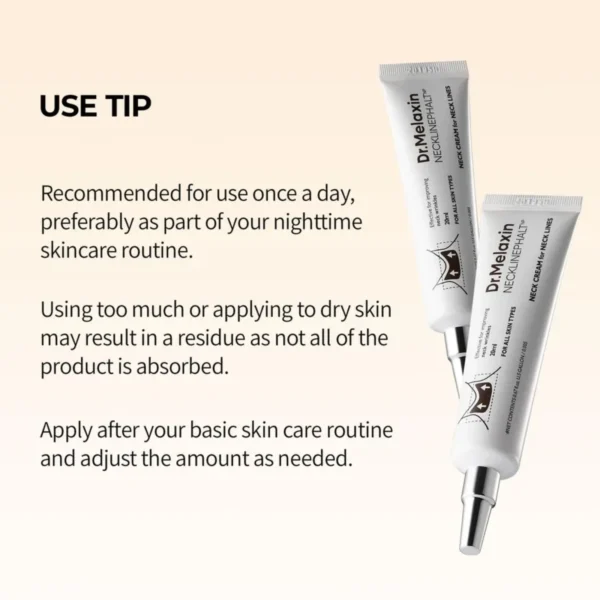 Dr. Melaxin Necklinephalt Neck Cream - Halscreme