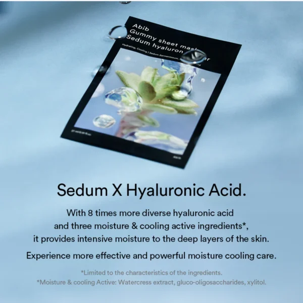 Abib Gummy Sheet Mask Sedum Hyaluron Sticker Abib Gummy Sheet Mask Sedum Hyaluron Sticker