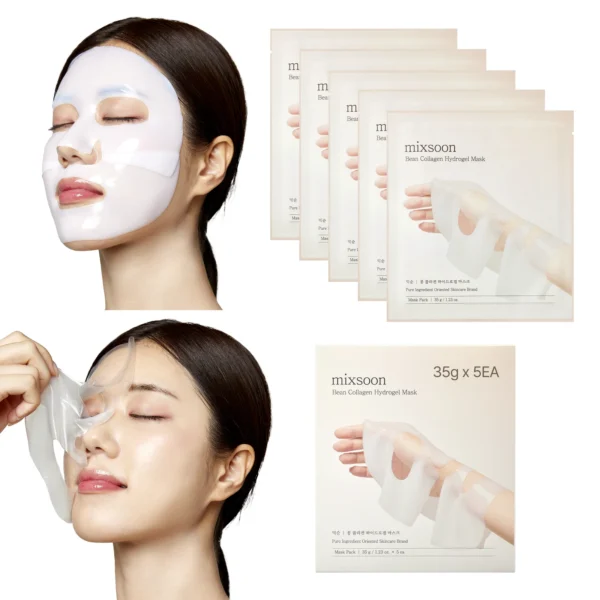 Mixsoon Bean Collagen Hydrogel Mask 5 pcs