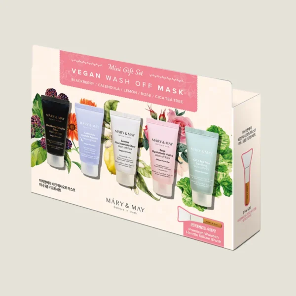 Mary & May Vegan Wash Off Mask Mini Gift Set