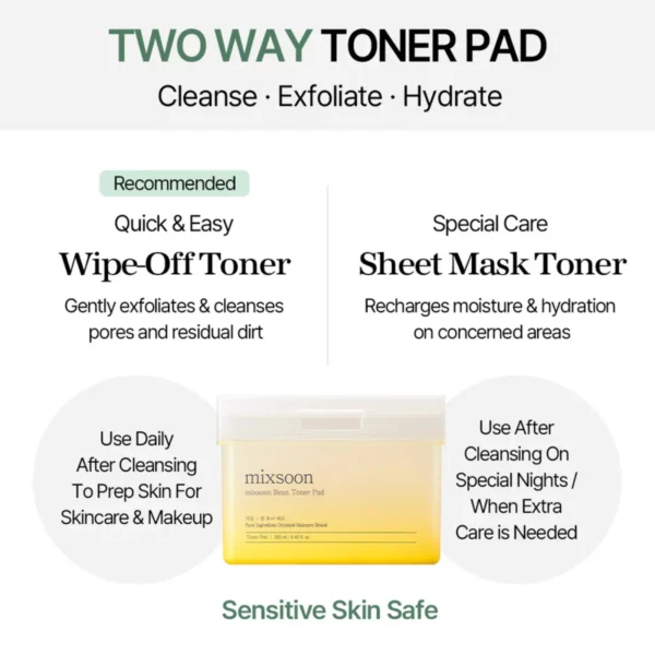 Mixsoon Bean Toner Pad