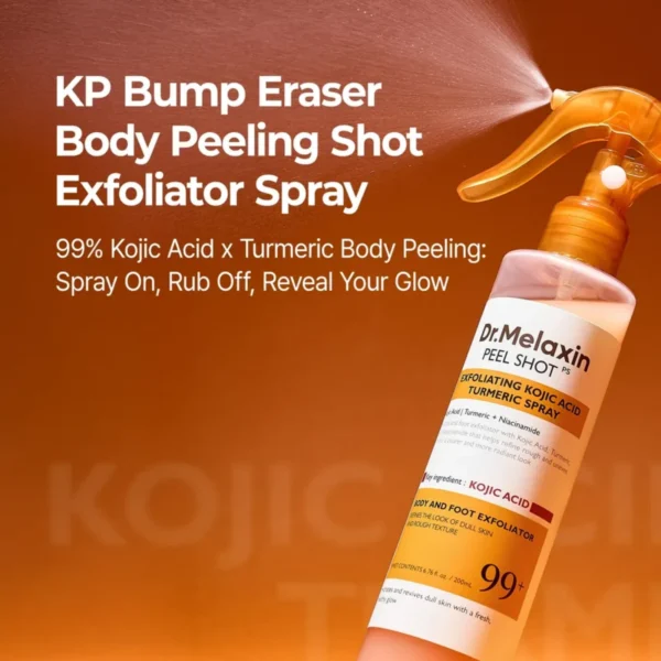 Dr. Melaxin Peel Shot Exfoliating Kojic Acid Turmeric Spray - Körperpeeling Spray 200ml
