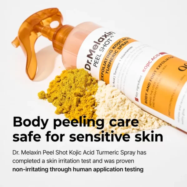 Dr. Melaxin Peel Shot Exfoliating Kojic Acid Turmeric Spray - Körperpeeling Spray 200ml