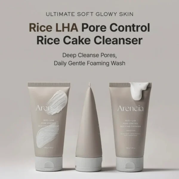Arencia Rice + LHA Pore Control Rice Cake Cleanser 150g