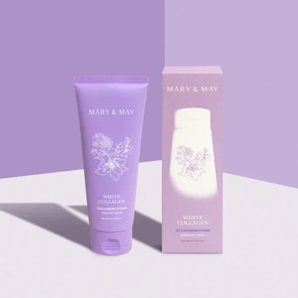 Mary & May White Collagen Cleansing Foam Mary & May White Collagen Cleansing Foam