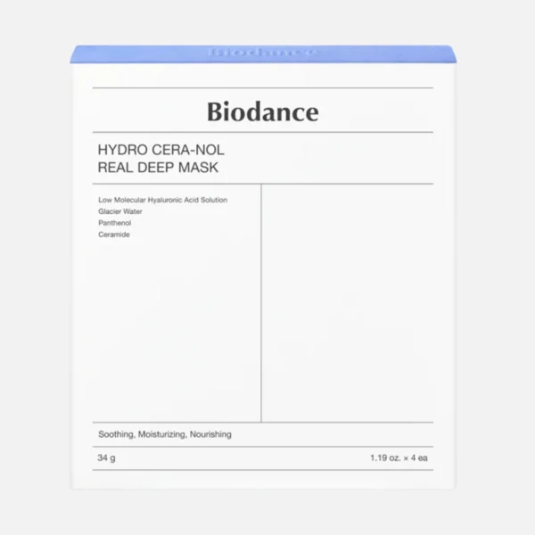 Biodance Hydro Cera-Nol Real Deep Mask 4 pcs