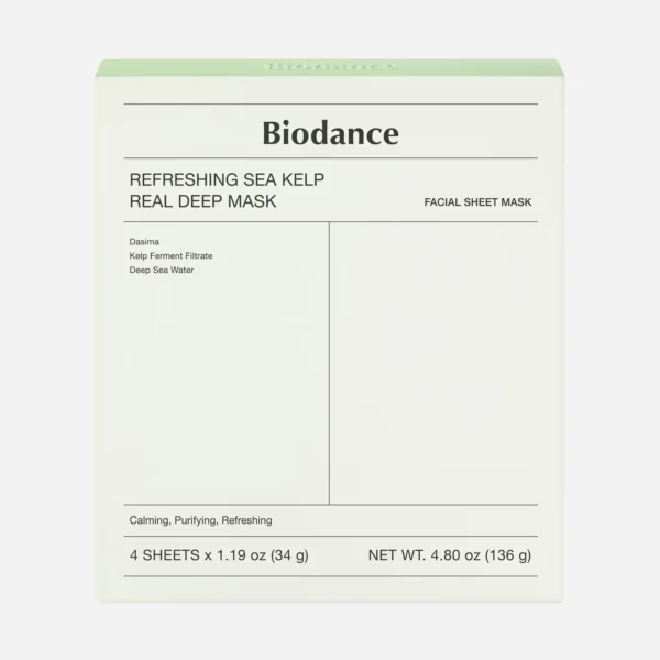 Biodance Refreshing Sea Kelp Real Deep Mask 4 pcs