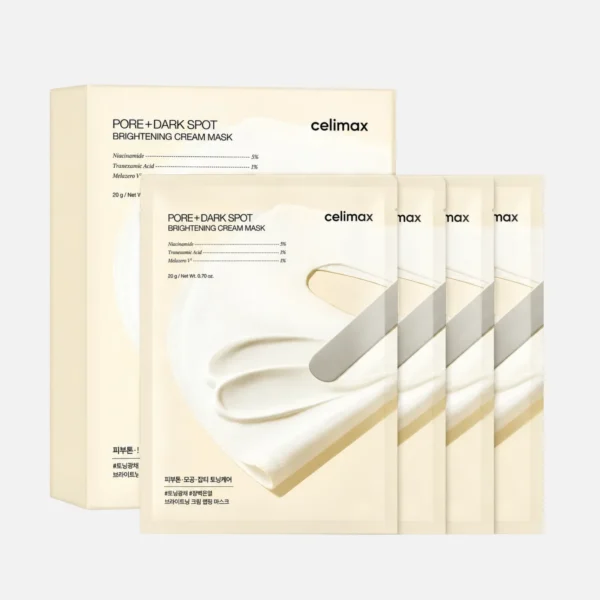 Celimax Pore + Dark Spot Brightening Cream Mask 4 pcs