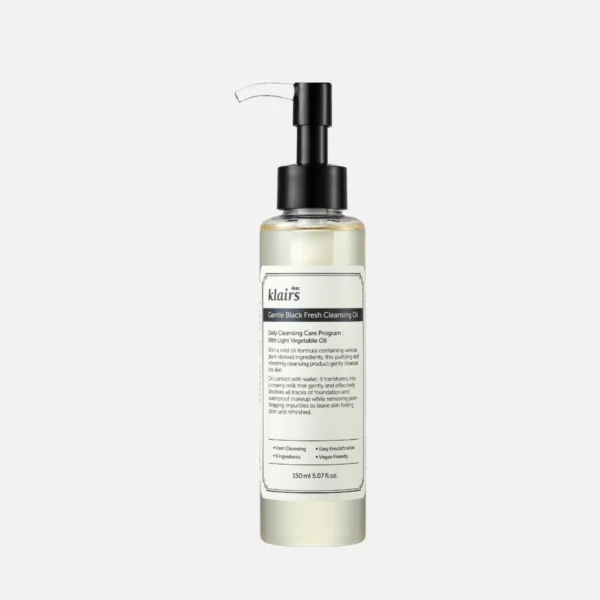 Klairs Gentle Black Fresh Cleansing Oil