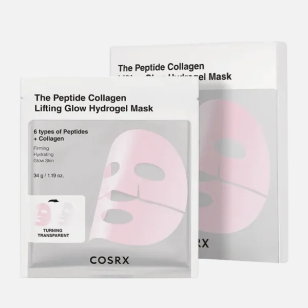 COSRX The Peptide Collagen Lifting Glow Hydrogel Mask Pack 3 pcs
