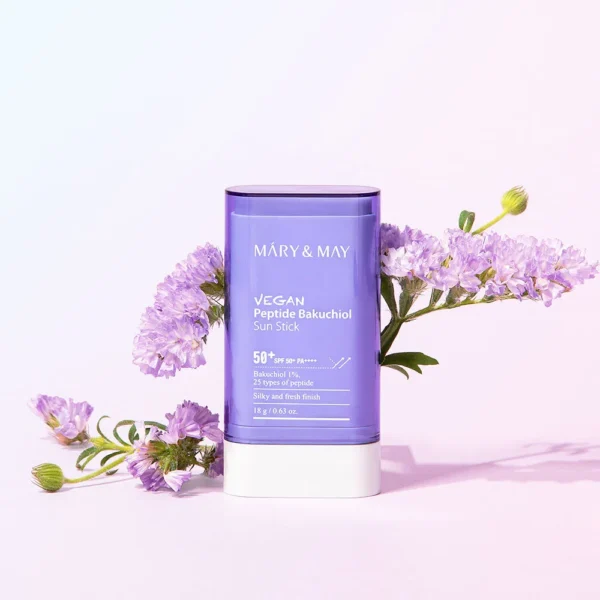 Mary & May Vegan Peptide Bakuchiol Sun Stick SPF50+ PA++++ Mary & May Vegan Peptide Bakuchiol Sun Stick SPF50+ PA++++