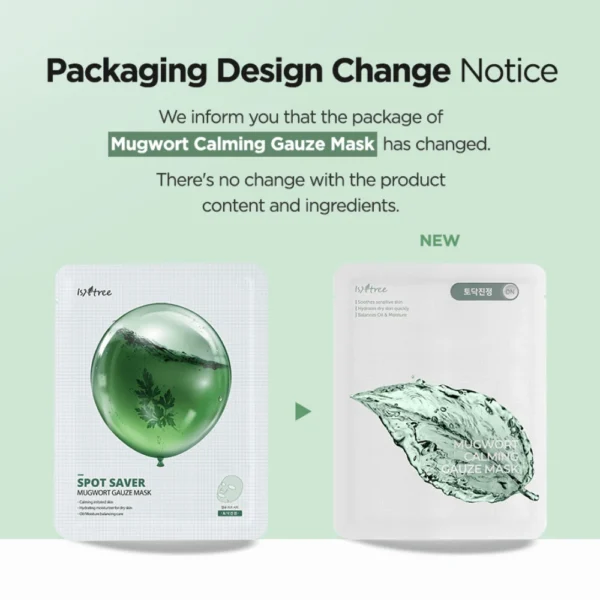 Isntree Spot Saver Mugwort Gauze Mask