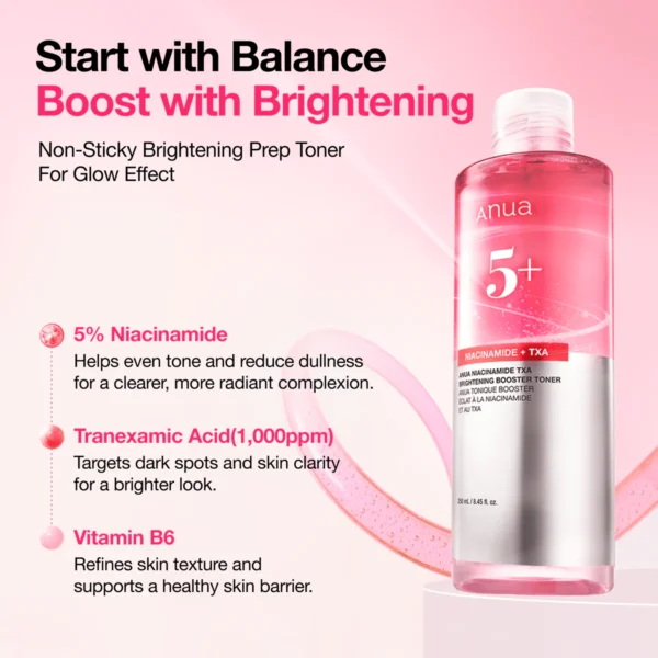 Anua Niacinamide TXA Brightening Booster Toner 250ml