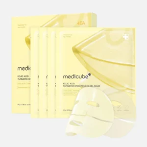 Medicube Kojic Acid Turmeric Brightening Gel Mask 4 pcs