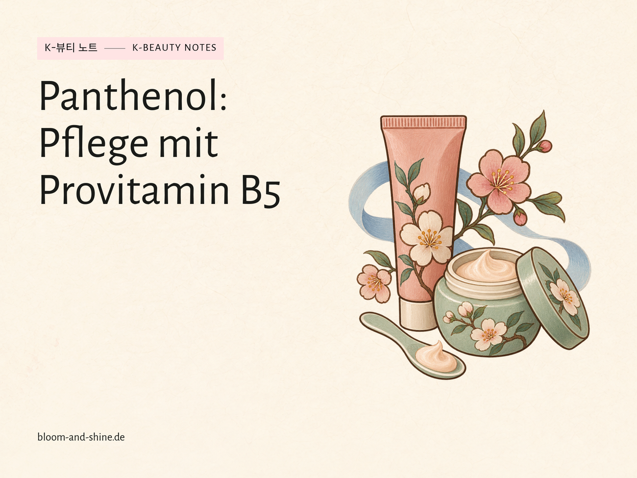 Panthenol in facial care: What does provitamin B5 mean?