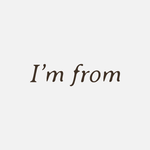 I’m From entdecken